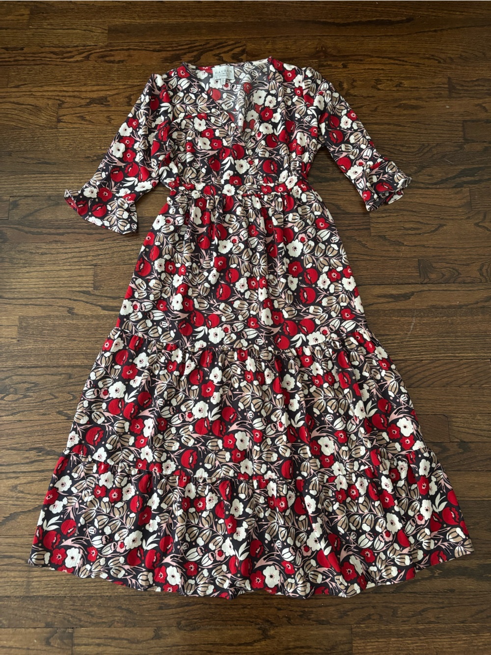 Hayden Los Angeles Floral Cottage Core Maxi Dress